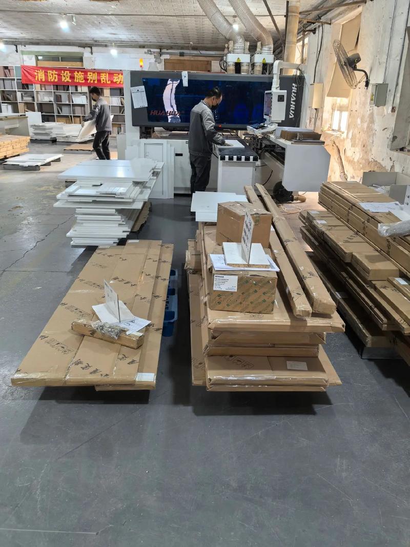 北京神达木业全屋定制家具工厂#板材各种类型应有尽有 #生产车