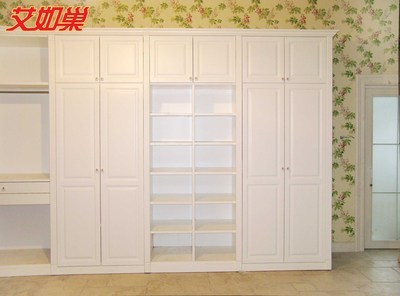【厂家批发 高端实木衣柜(松木,橡胶木,红橡&hellip;) 加工定制】价格,厂家,图片,柜类、箱类,海通福森科贸(北京)-